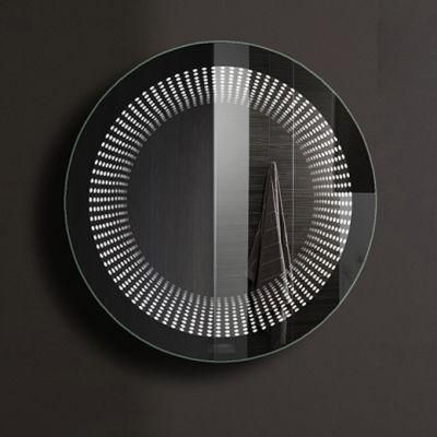 LED Infinity Bathroom Mirror Wall Mounted with Light Anti Fog Bathroom Makeup Mirror