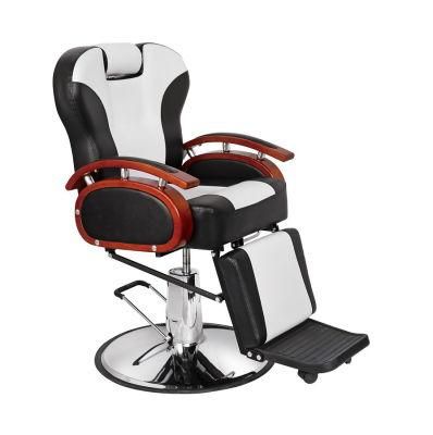 Hl-9210A 2021 Salon Barber Chair for Man or Woman with Stainless Steel Armrest and Aluminum Pedal