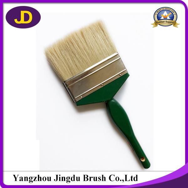 Paint Brush with Black Bristle and Yellow Handle