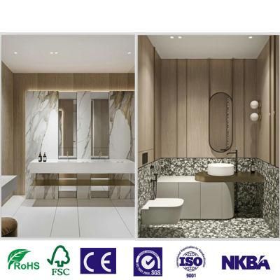 American Style Wholesale White Solid Wood Vanity Cabinet for Bathroom Furniture