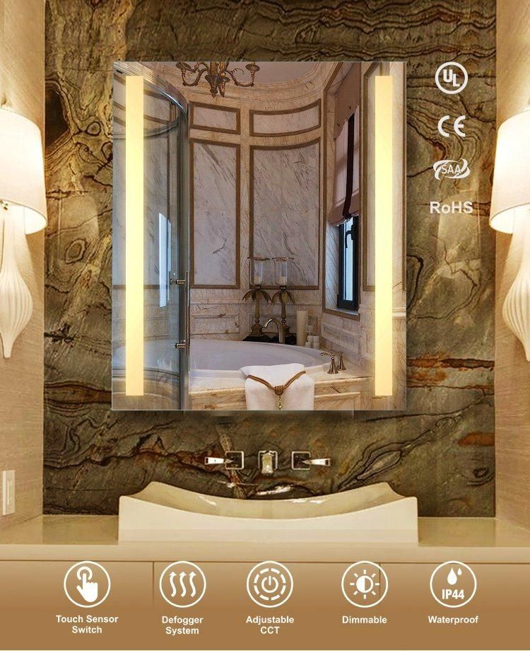 Espejo LED Light Touch Screen Smart Wall Bathroom Mirror for Home Products