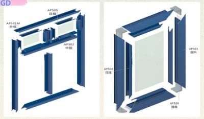 Decorative Aluminium Profile Accessories for Windows and Doors Manufacturer Aluminum Profile