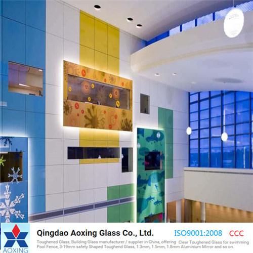 Dark Blue/Bronze/Green/Europe Grey Color Float Glass for Decoration