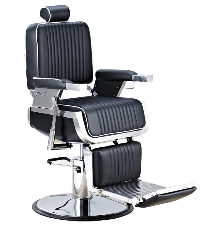 Hl- 9207b Salon Barber Chair for Man or Woman with Stainless Steel Armrest and Aluminum Pedal