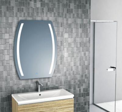 Silver Wall Home Decor Magic Smart Glass LED Bathroom Mirror