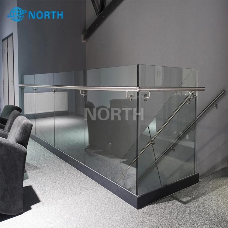 Glass Railing 12mm Tempered Glass Laminated Glass Balustrade Railing Easy Install Aluminum U Channel Frameless Glass Railing