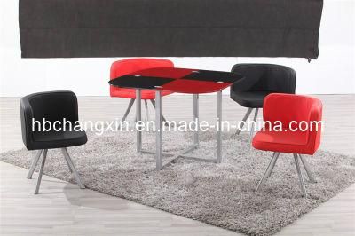 Hot Sell High Quality Modern Design Leather Dining Table