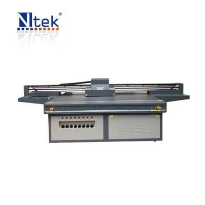 China Ntek Inkjet UV Varnishing Acrylic Glass Flatbed Printer