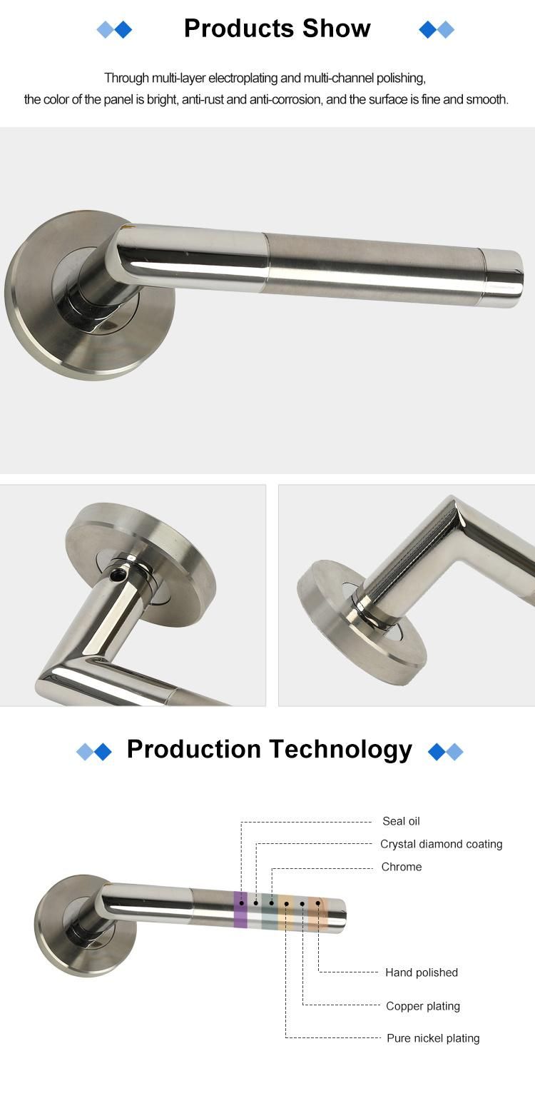 Factory Directly Sales Self Closing Stainless Steel Glass Door Handle Hardware