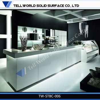 6 Tw Acrylic Restaurant Bar Counters/Coffee Bar Counter