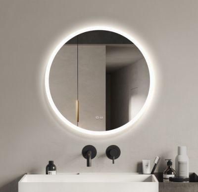 Smart Makeup Round LED Bathroom Mirror