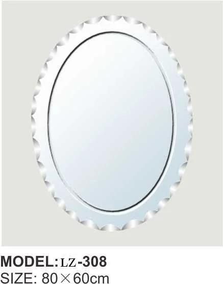 Modern Oval-Shaped Make up Bathroom Mirror Simple Customized