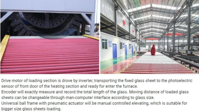 Automatic Glass Tempering Furnace Flat Convection Glass Tempering Furnace Machine in Architectural Plant Process