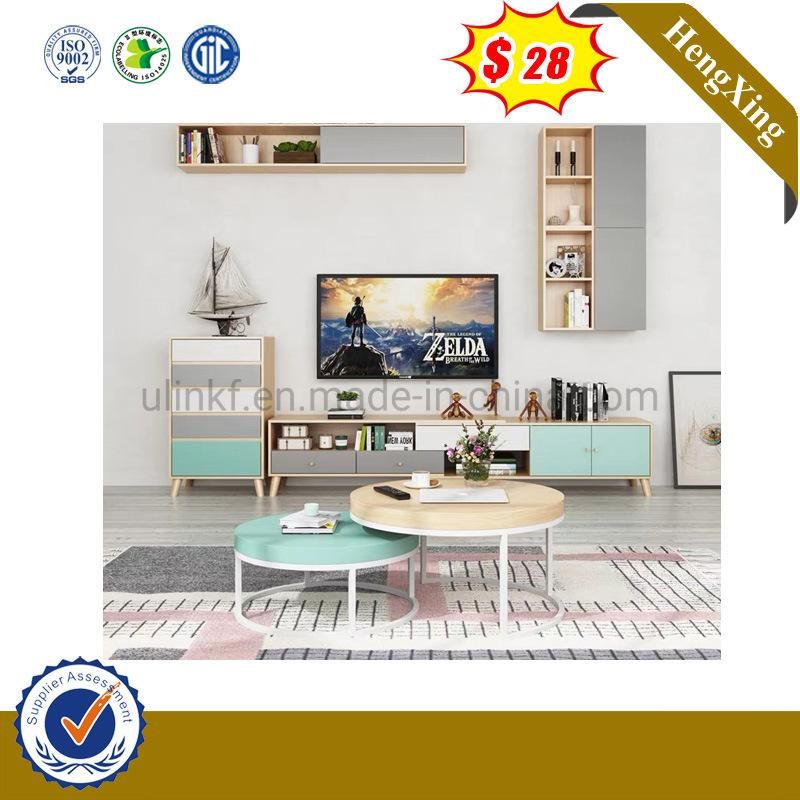 2019 Hot Selling Black Oval Wooden Coffee Table (UL-6779)