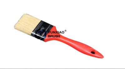 Plastic Handle Paint Brush with Bristle Red