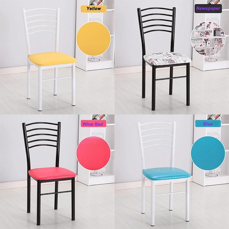 Cheap Metal Stacking Living Room Banquet Dining Chair for Home
