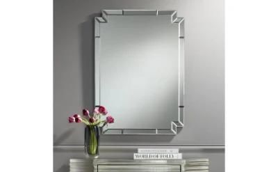 Amusement Diamond Shape Home Decor Wall Contemporary Frameless Bathroom Mirror with Cheap Price