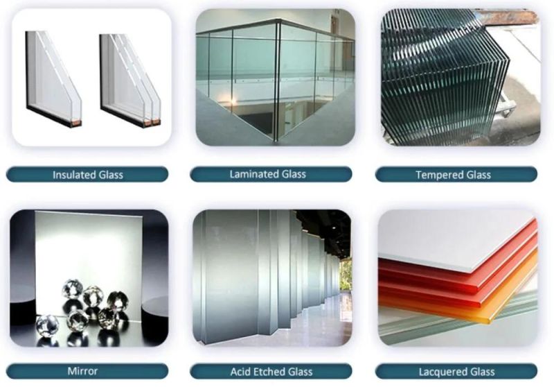 Reliable 3-19 mm Transparent Glass for Construction Industry
