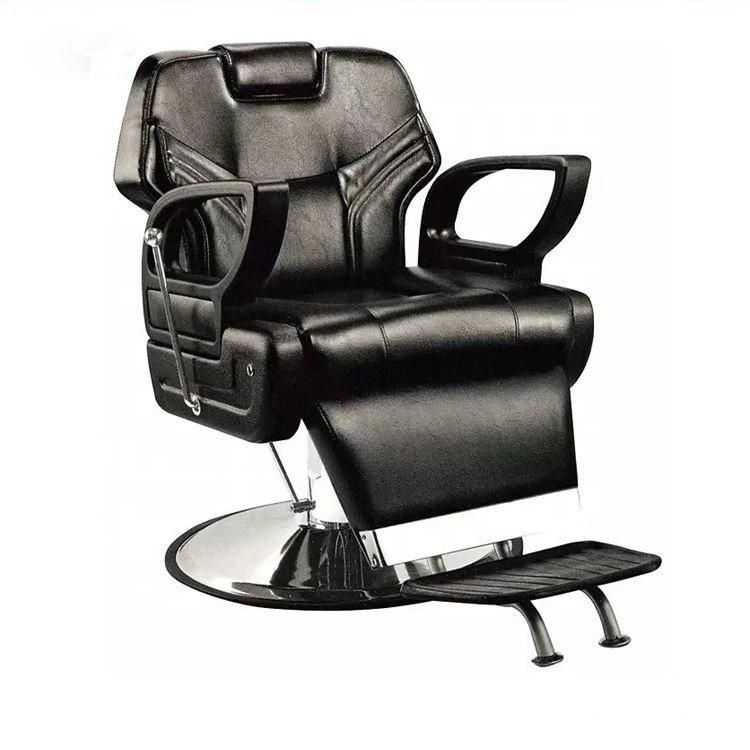 Hl- 6085 Salon Barber Chair for Man or Woman with Stainless Steel Armrest and Aluminum Pedal