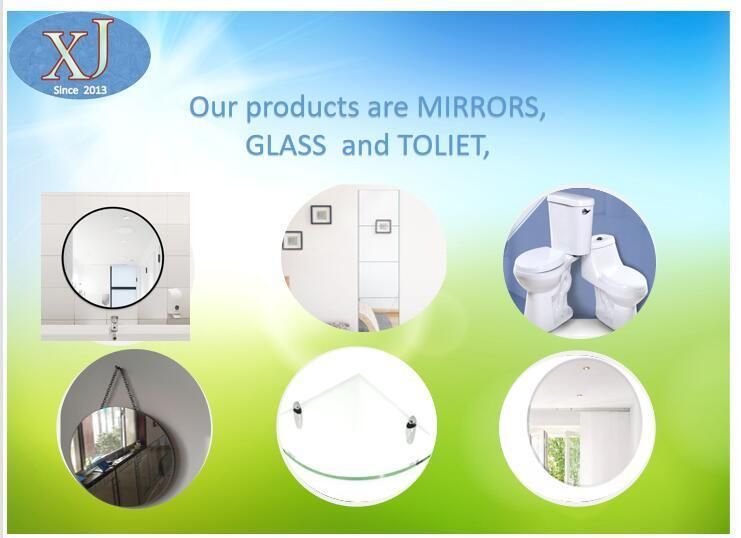 Double Coatingr Silver Bathroom Mirror Frameless Mirrors