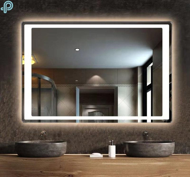 H500mm*700mm 3D Illuminated Lighted LED Bathroom Wall Mirror (MR-YB1-DJ002)