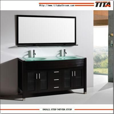 American Style 72&quot; Inch Double Sink Bathroom Vanity Furniture with Mirror