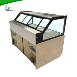 Low Consumption Glass Door Salable Food Cooler-Showcase