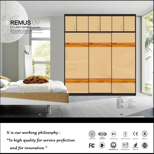 White PVC Open Door Wardrobe (FY002)