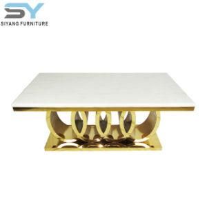 Stainless Steel Furniture Banquet Dining Table Dinner Table for Hotel
