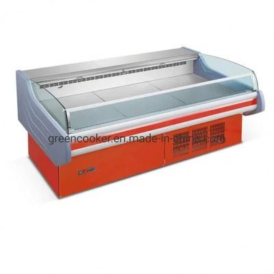 Factory Price Cooked Meat Freezer Showcase, Food Display Refrigerator, Hot Food Display Chiller