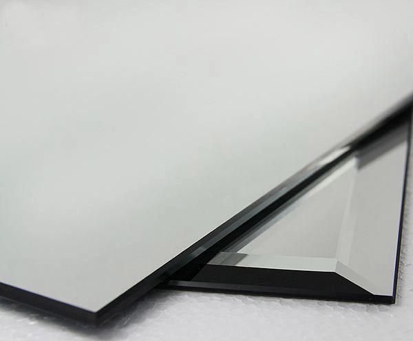 2mm 3mm 5mm Edge Polished Beveled Design Cutting Clear Colored Sliver Mirror for Decoration Wall Bathroom Furniture
