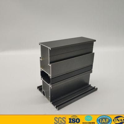 6063-T5 Aluminium Alloy Extrusion Profiles of Windows and Doors Building Material