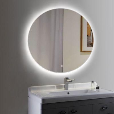 Bathroom Vanity Backlit LED Round Mirror with Anti-Fog