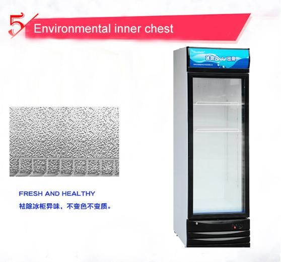 Single Glass Door Vertical Showcase Refrigerator