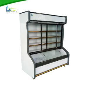 Commercial Horizontal Vegetable Glass Cabinet