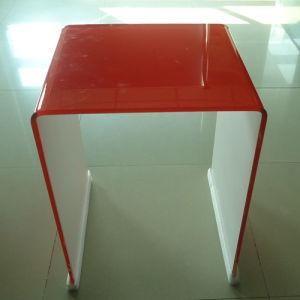 Colored Bent Glass Table