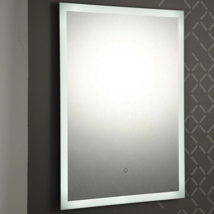 Wall Mounted Dimmable Touch Sensor Lighted LED Bathroom Mirror China Manufacturer