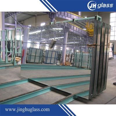 Home Decoration Furniture Jh Glass Premium Quality Diamond Shape Wall Mirror