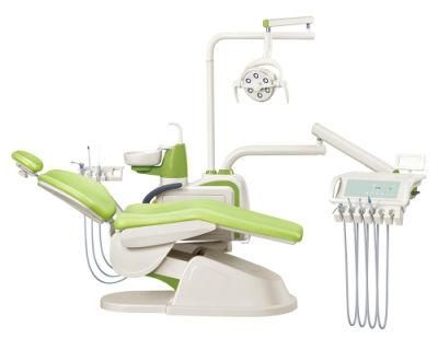 High Quality Best Dental Chair with Competitive Prices with Glass Cuspidor or Ceramics Spittion