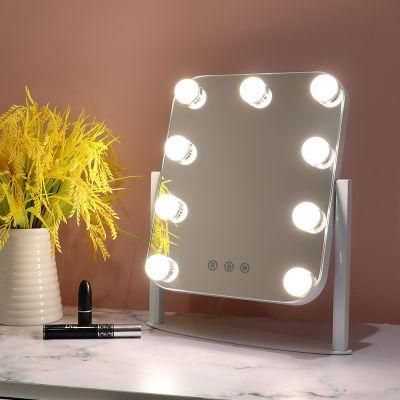Home Interior Decoration Wall &amp; Deco Table Makeup LED Bulb Mirror