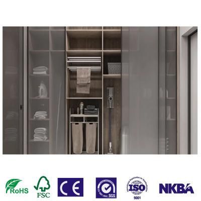 High Quality Modular Simple Designs Modern Home Wardrobe Clothes Closet with Doors