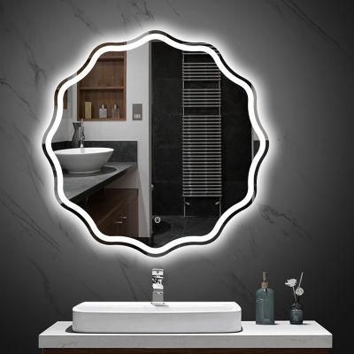 Modern Bathroom Decoration Mirror Round LED Mirror Glass Smart Mirror