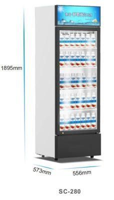 Factory High Quality Upright Drinks Showcase Display Cooler Upright Display Chiller