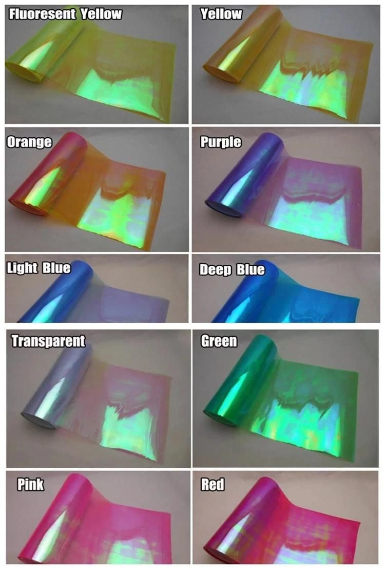 Multi Colored Color Shift Chameleon Dichroic Films Rainbow Window Film for Architectural Glass