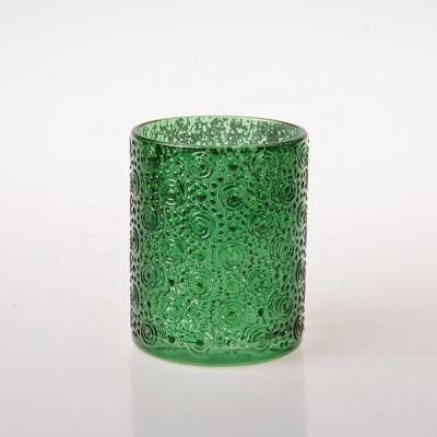 Christmas Tealight Glass Candle Holder in Colors