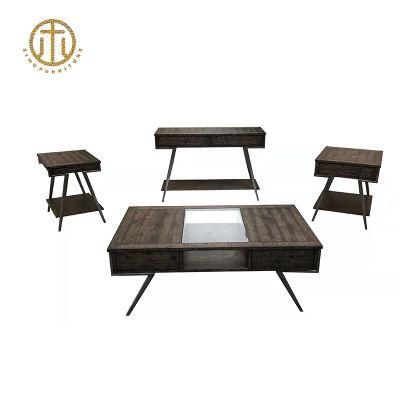 Pine Brown Customizable Complete Dining Table