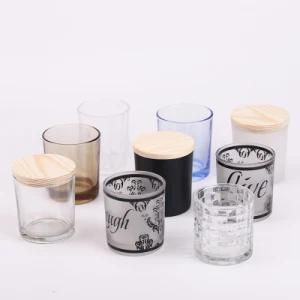 Variety Styles Glass Candle Cups Glass Candle Holder for Home Decoration
