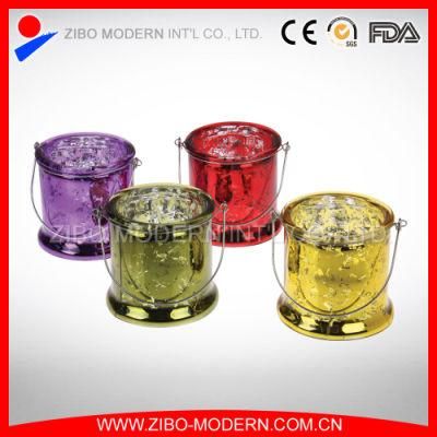 Wholesale Luxury Gold Mercury Glass Candle Holders