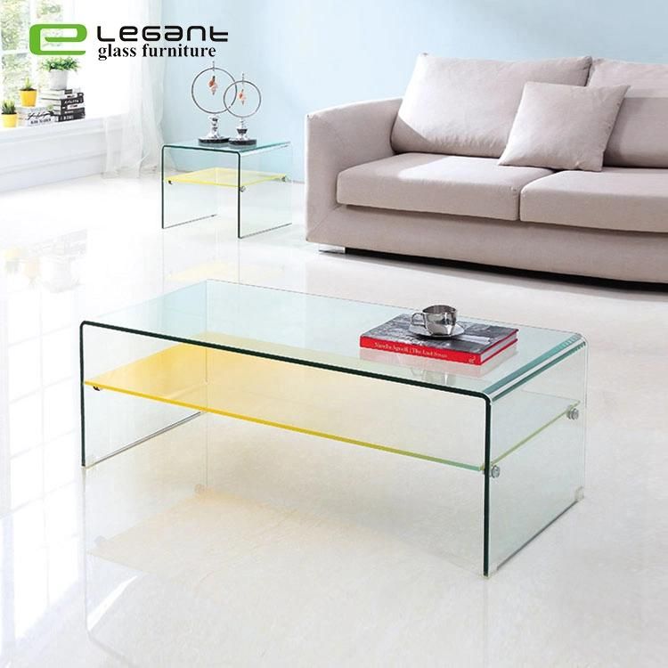 Modern Glass Side Table Sofa Tea Table