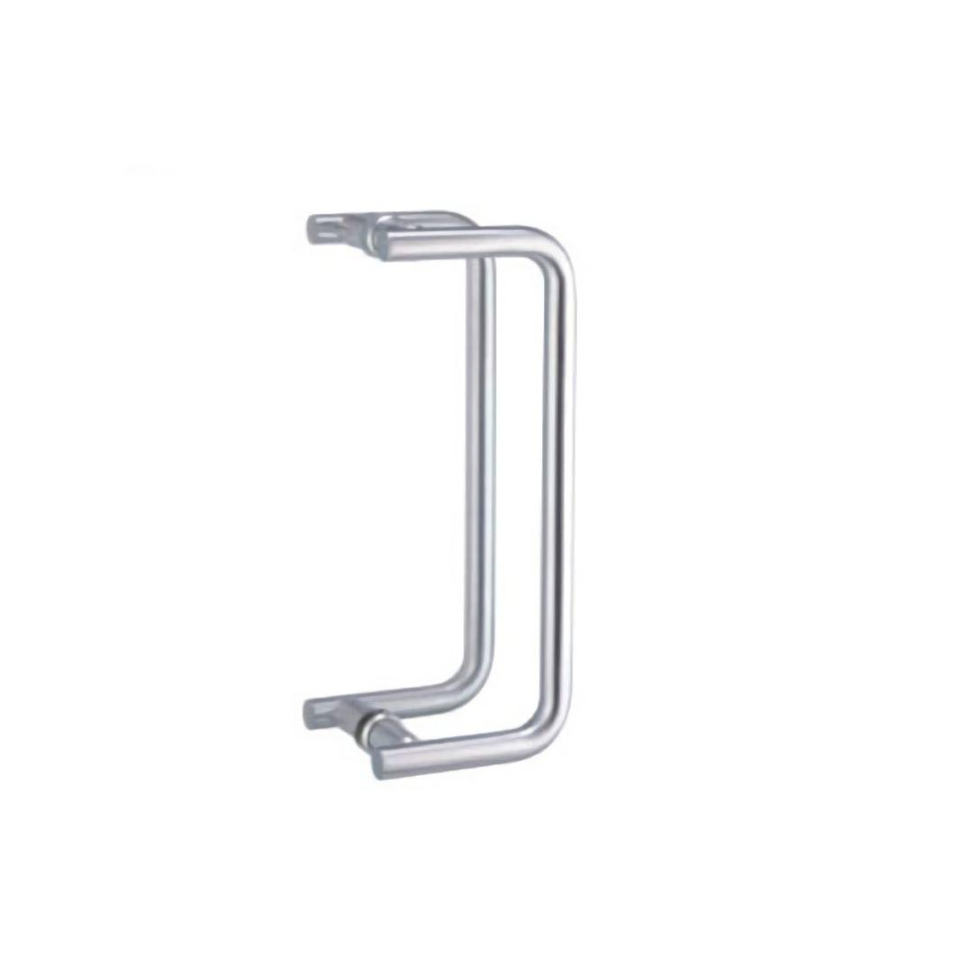 Bended Type Round Pipe Stainless Steel 304 Glass Door Pull Handle